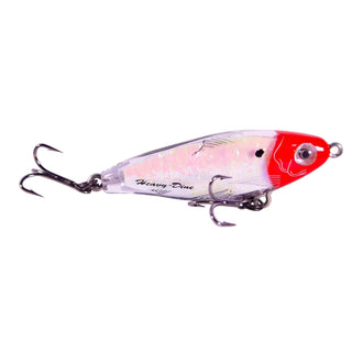 MirrOLure Fishing Hook, 2 5/8 Inch, 7 /16 oz, Cl/Red Hd/Cr Prl