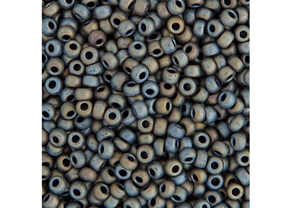 John Bead Craft Bead, 11/0, Tawny Gray Matte Metallic