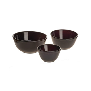 Mosser Glass Dishware Bowl, Small, Medium, Large, Black