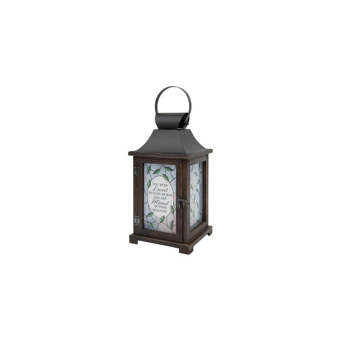 Carson Electric Lantern, 15" H, Brown