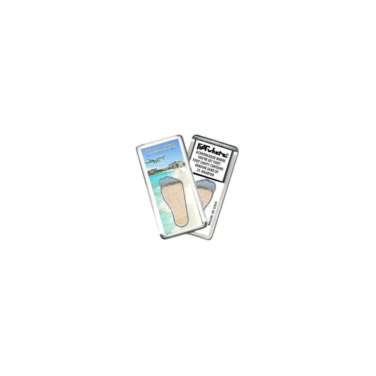 FootWhere Decorative Magnet, Small, Stm206 - Landing