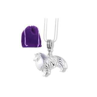 Dave The Bunny Necklace, silver, Collie