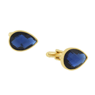 1928 Jewelry Company Cuff Link, Blue