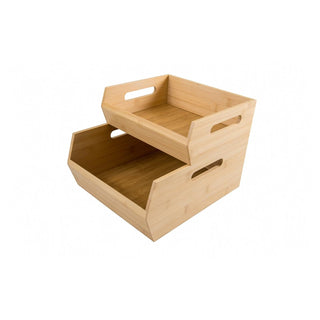 Lipper International Storage Box, 10" x 8.25" x 3.5", Natural