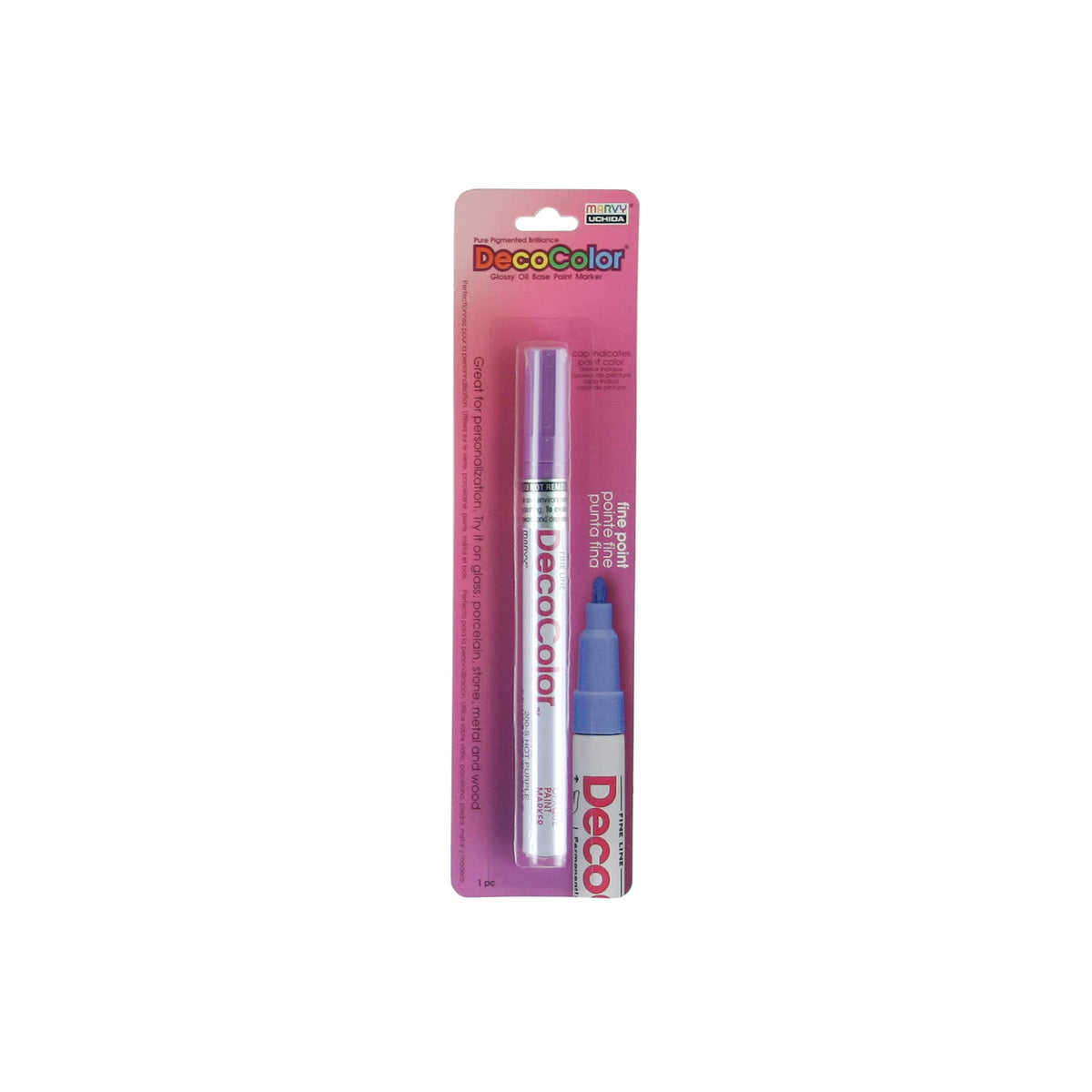 Uchida Marking Pen, 1 Count (Pack of 1), Hot Purple