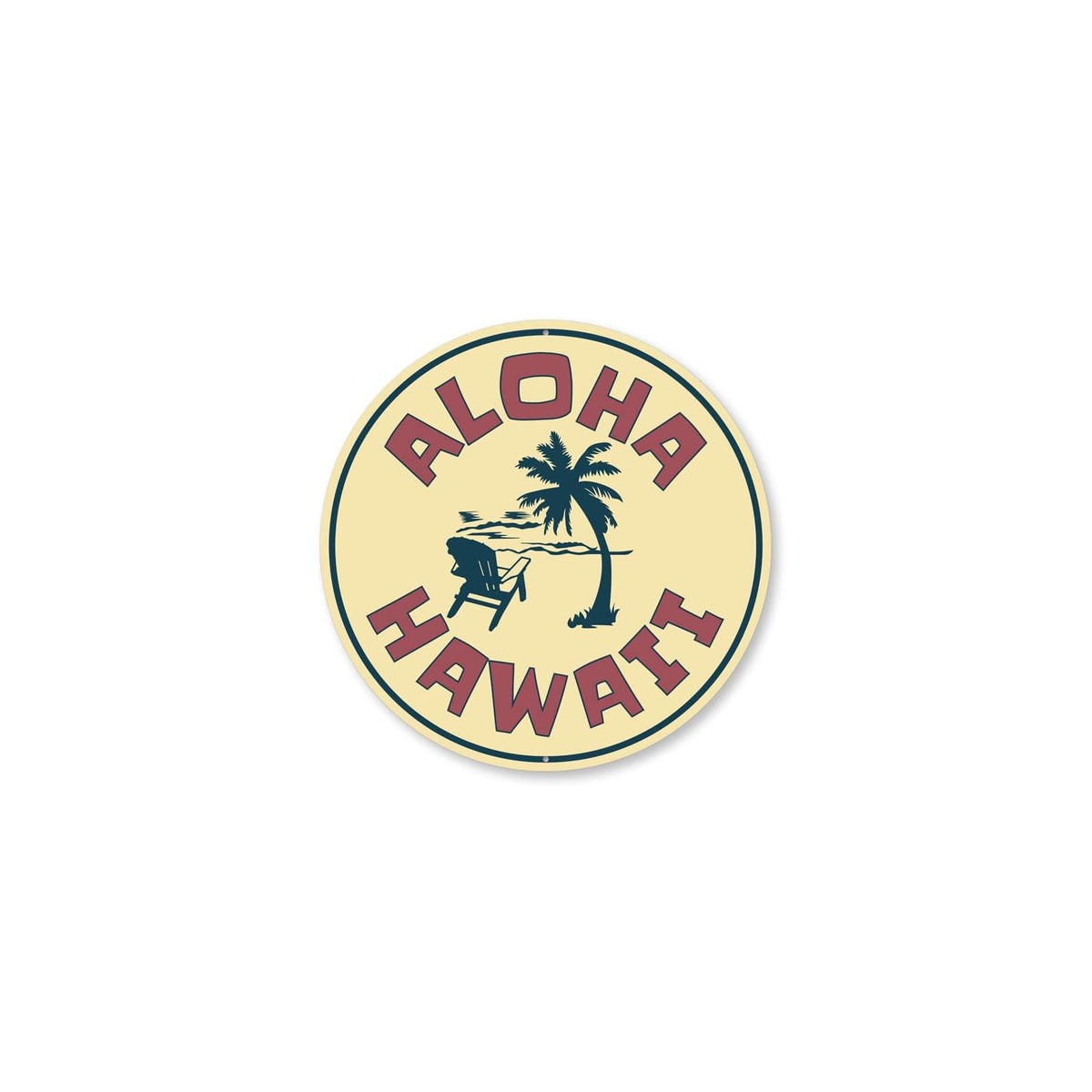 Lizton Sign Shop Decorative Signage, a) 12-inch Circle, Yellow