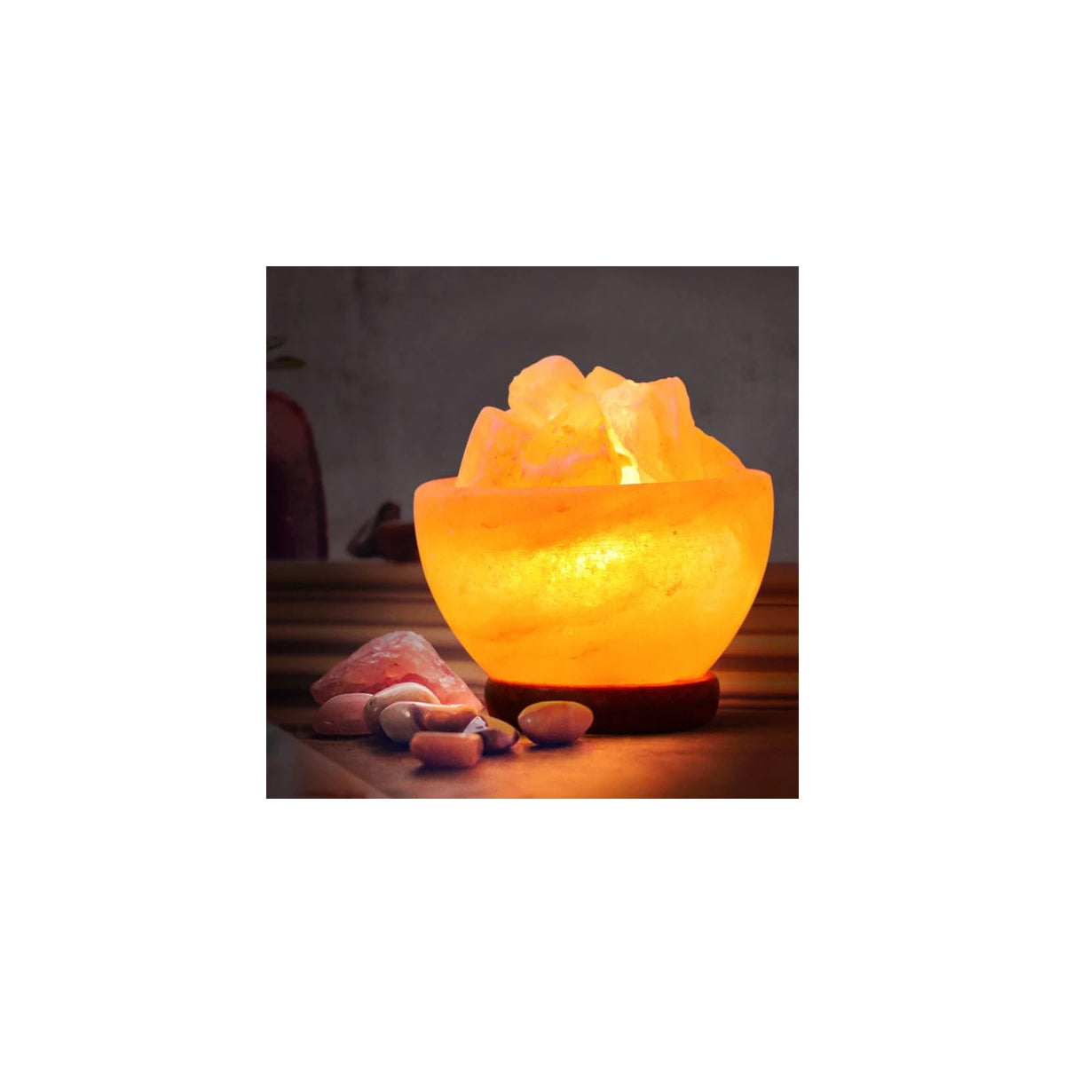 NatureBoost Lamp, 6 inches (D) x 4 inches (W) x 6 inches (H), Orange
