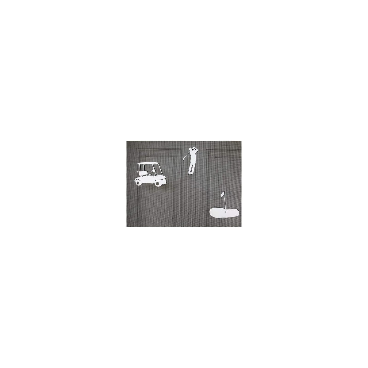 DCentral Decorative Magnet, 3" x 4" (Variable), White