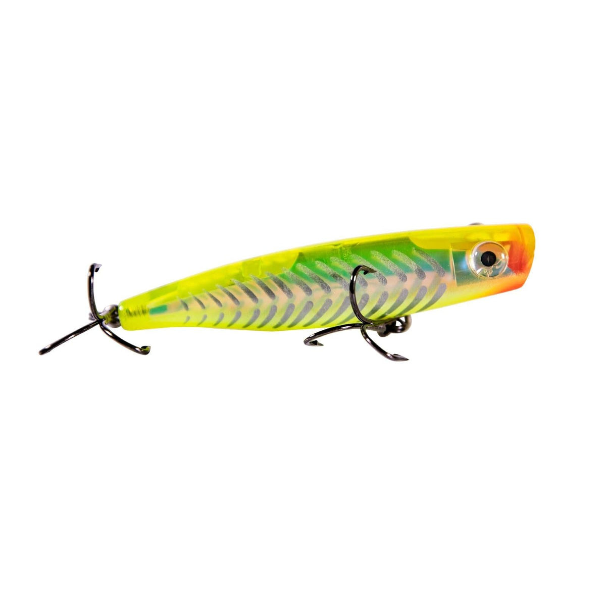 MirrOLure Fishing Hook, 3 5/8 Inch, 1/2 Oz, Cht Bk/Cht/Silver Bones