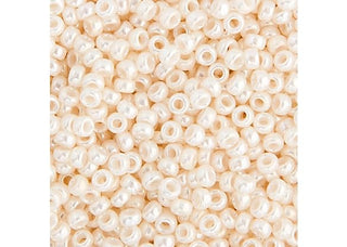 John Bead Craft Bead, Small, Antique Ivory Pearl Ceylon