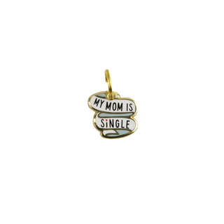 TG,LLC Charm, 3/4" x 3/4", Blue,Golden,White