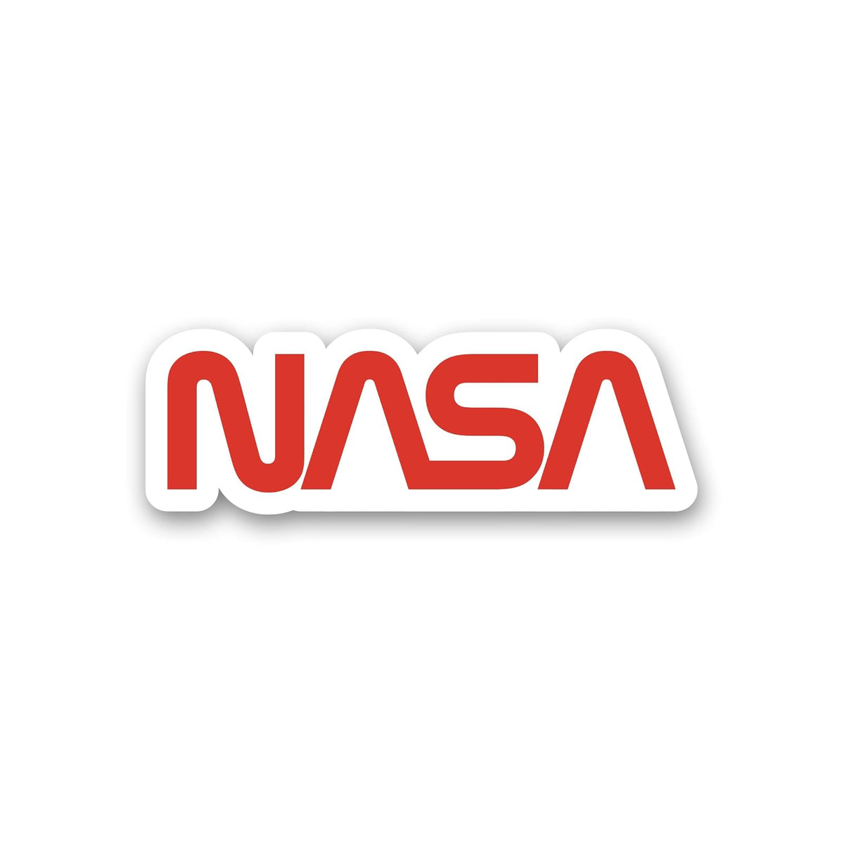 NMR Distribution Decorative Magnet, Red and White