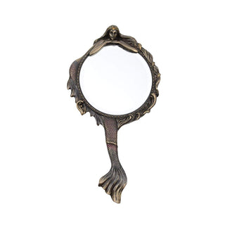 Unicorn Studios Vintage Style Hand Held Mermaid Vanity Mirror