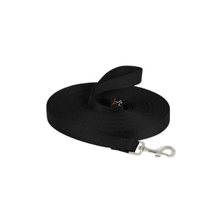 LupinePet Leash, 3/4 inch wide; 30-foot, Black