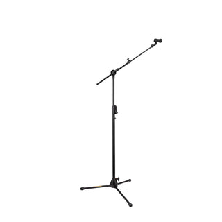 Hercules Microphone Stand, Black, Hideaway 1-in-1 boom