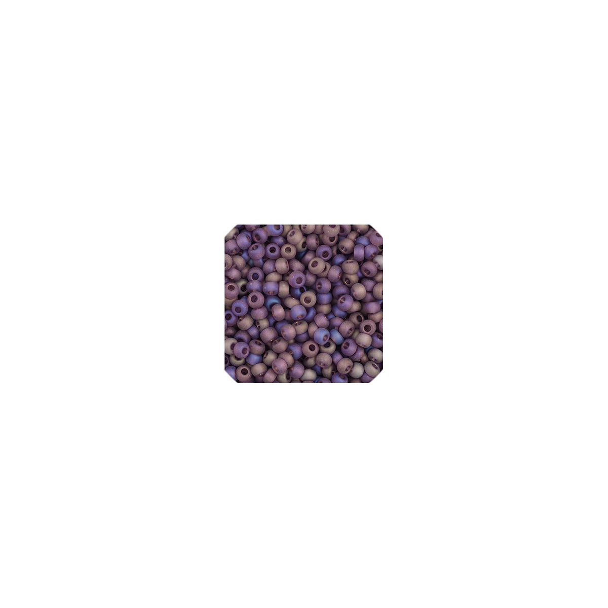 John Bead Craft Bead, Small, Transparent Mauve AB Matt