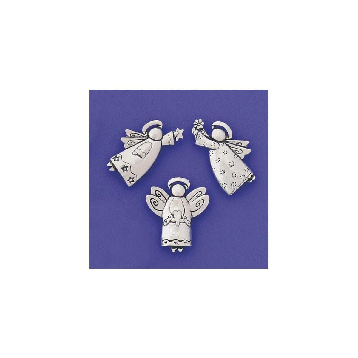Basic Spirit Decorative Magnet, Medium, Silver