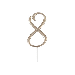 Lillian Rose Cake Topper, 3.5", Gold