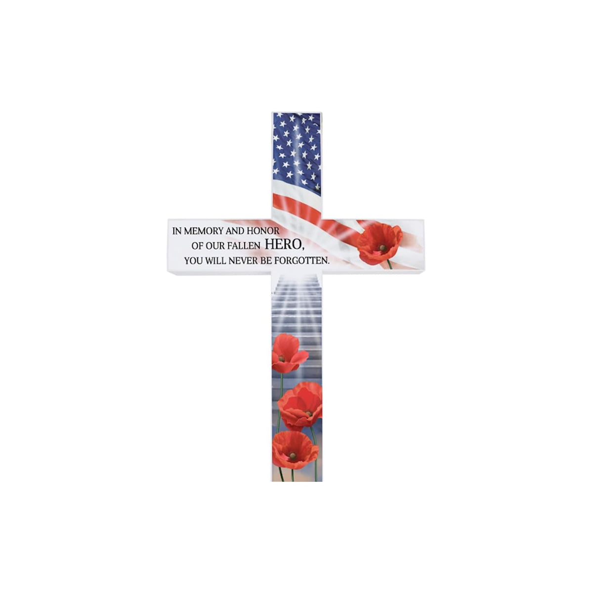 Carson Anchor Stake, Red, White, Blue, Formal Patriotic