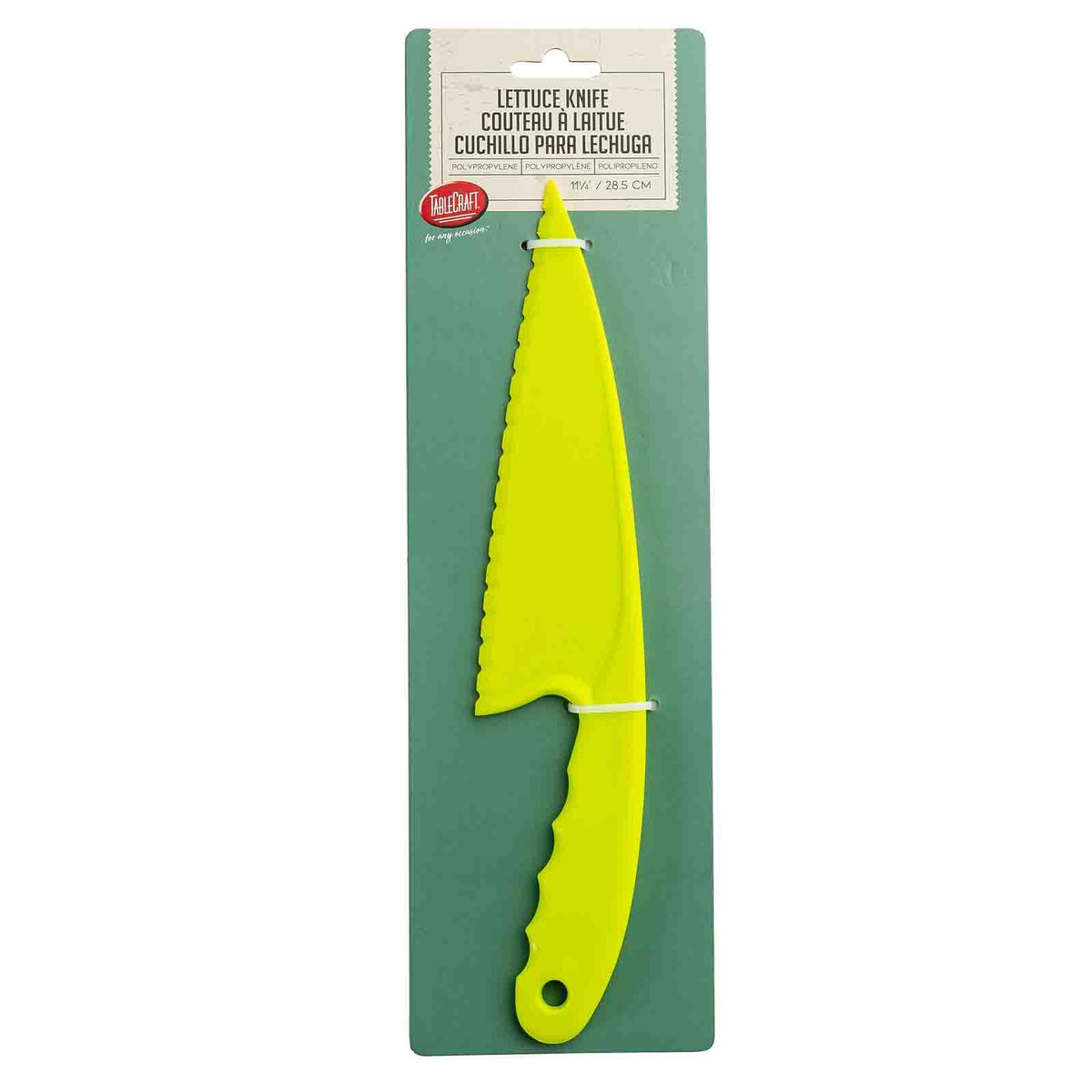 Tablecraft Kitchen Knife, 11", Green