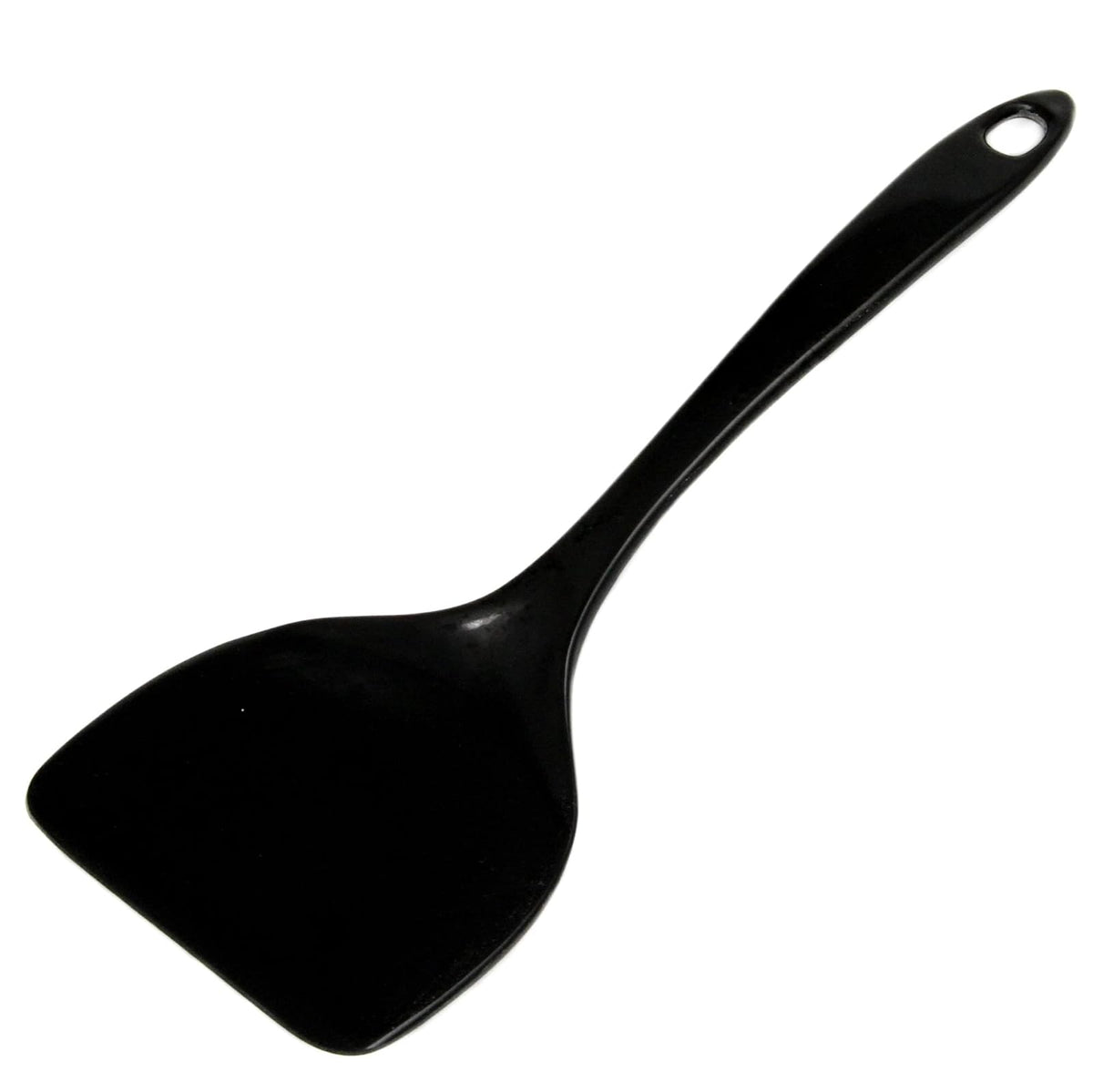 Chef Craft Basic Melamine Jumbo Turner/Spatula, 11.75 inch, Black