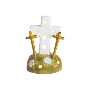 Mud Pie Figurine, 3" x 2 1/2" dia, White