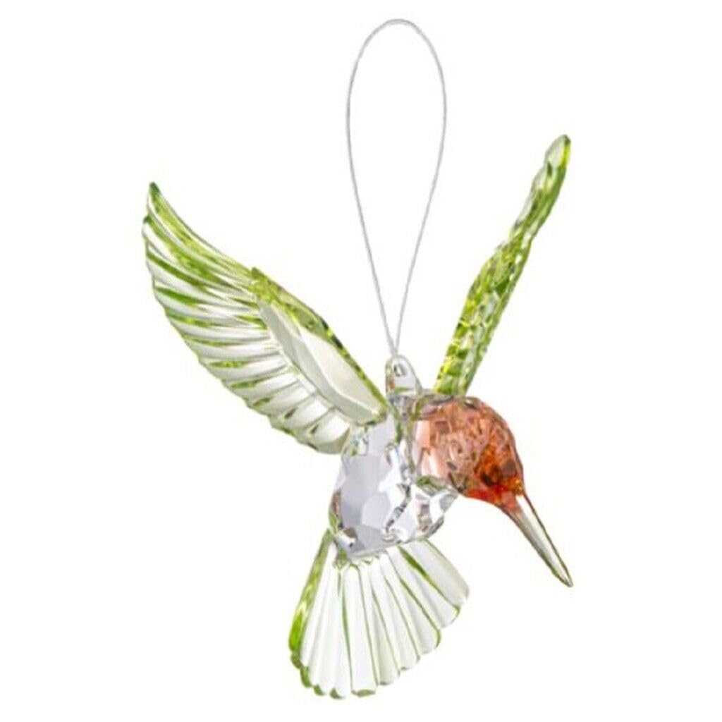 Ganz Hanging Ornament, 4.5 x 4 Inches, Green and Red Clear