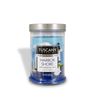 Empire Candle Candle, 18 oz, Blue