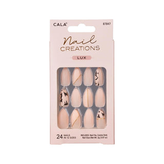 Cala False Nail, Large, Art Deco