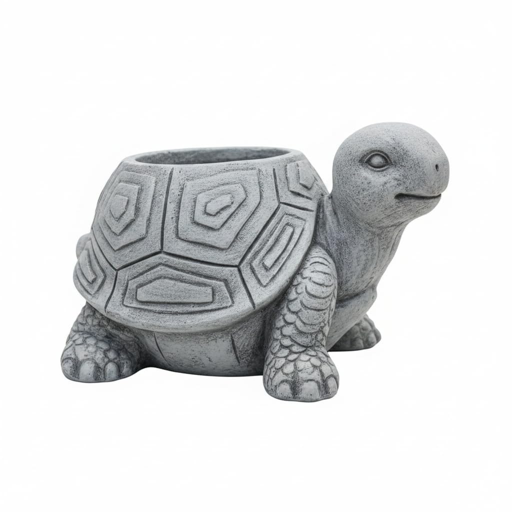 Comfy Hour Planter, 14 Inch, Gray