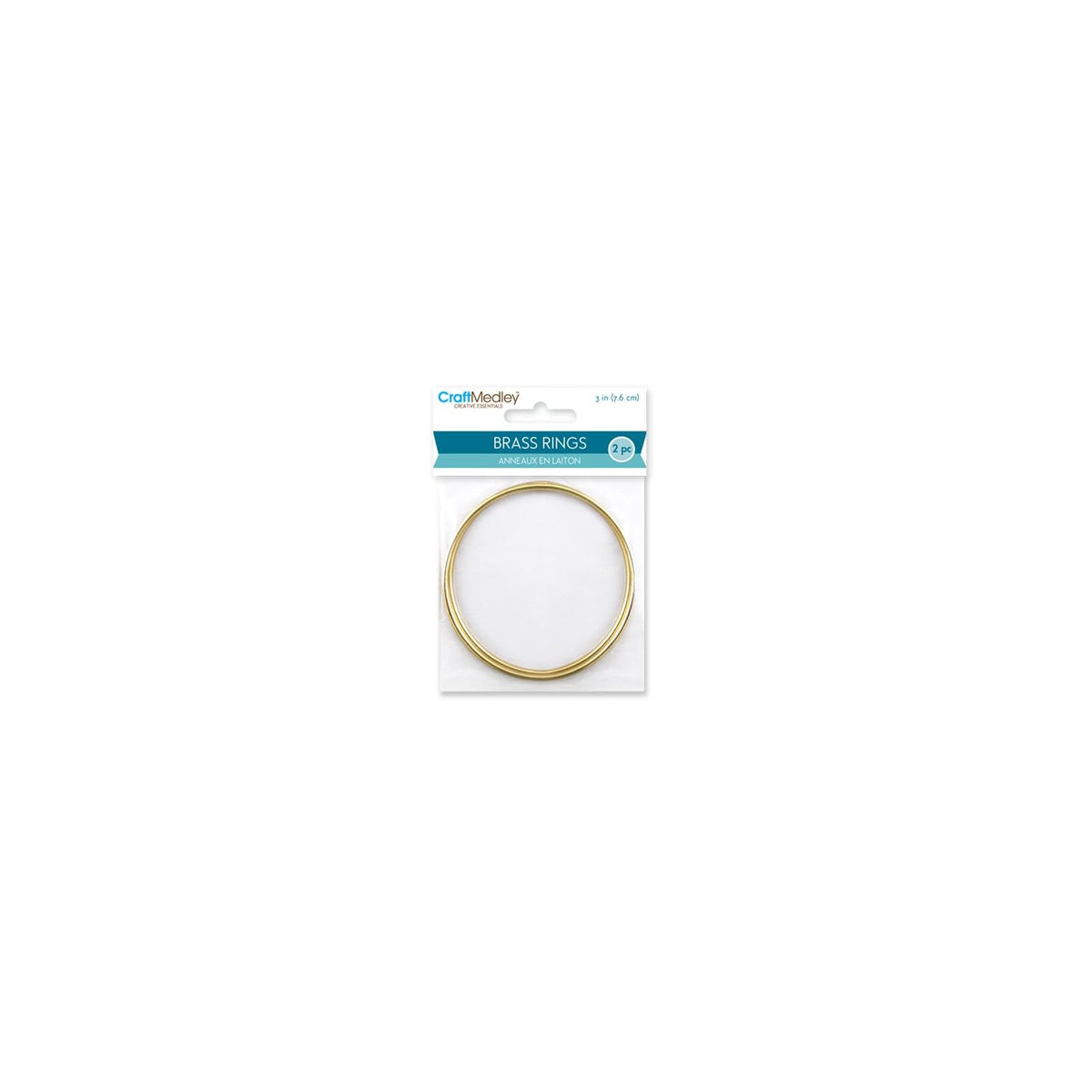Craft Medley Craft Hoop Frame, 3", Gold
