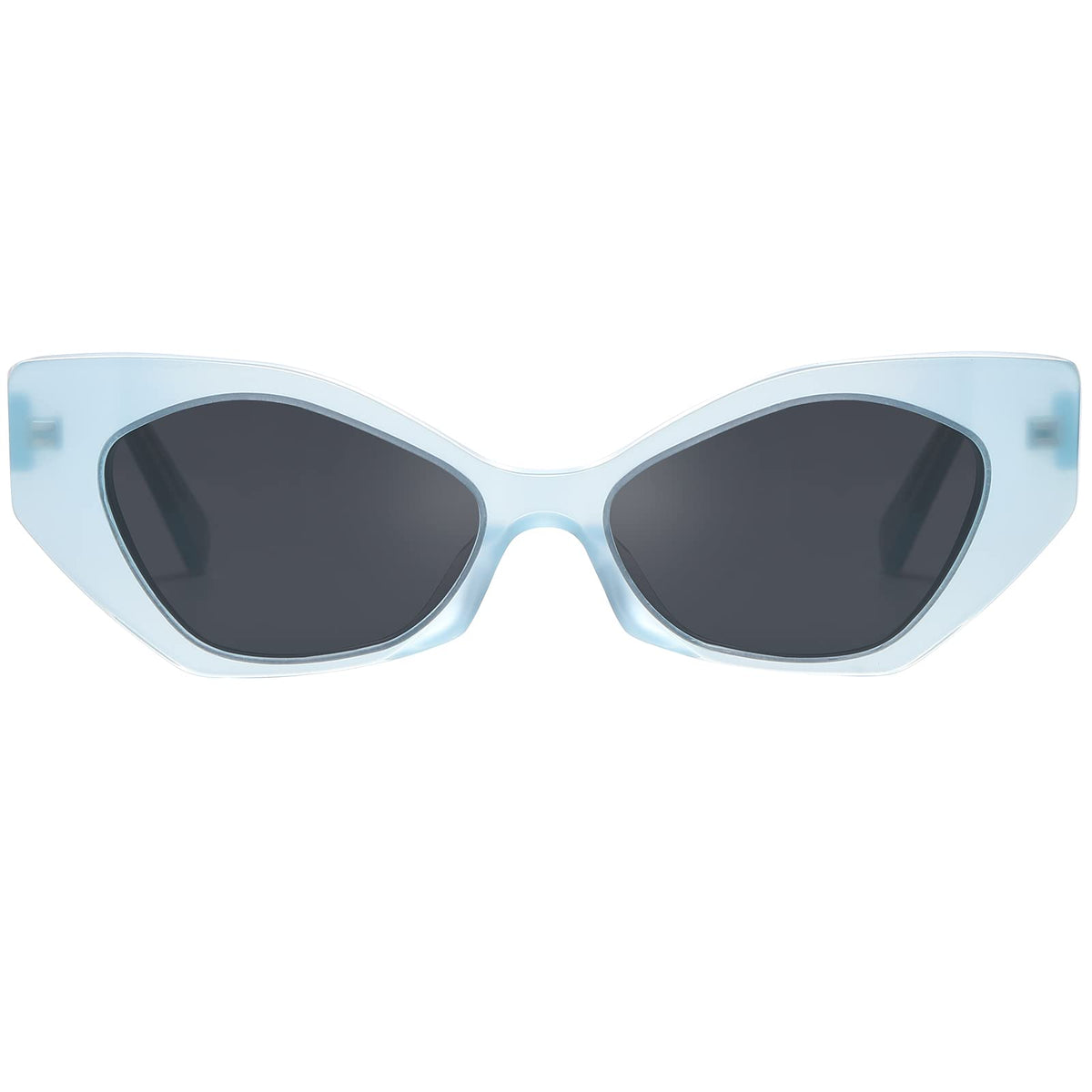 DUCO Sunglasses, common, Transparent Blue