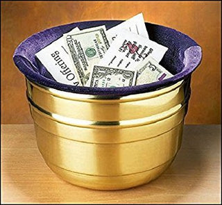 Christian Brands Large Offering Pot-Purple Bag