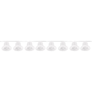 Tissue Bell Streamer (white) Party Accessory (1 count) (1/Pkg)