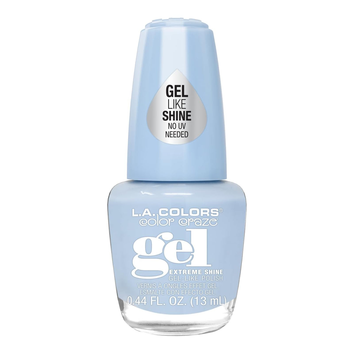 L.A. Girl Nail Polish, 0.46 Fl Oz (Pack of 1), Mist Of Blue
