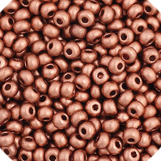 John Bead Craft Bead, Small, Metallic Light Copper