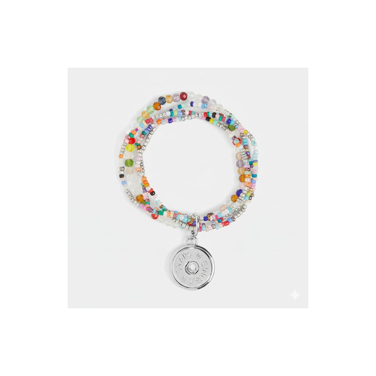 Ginger Snaps Bracelet, Silver