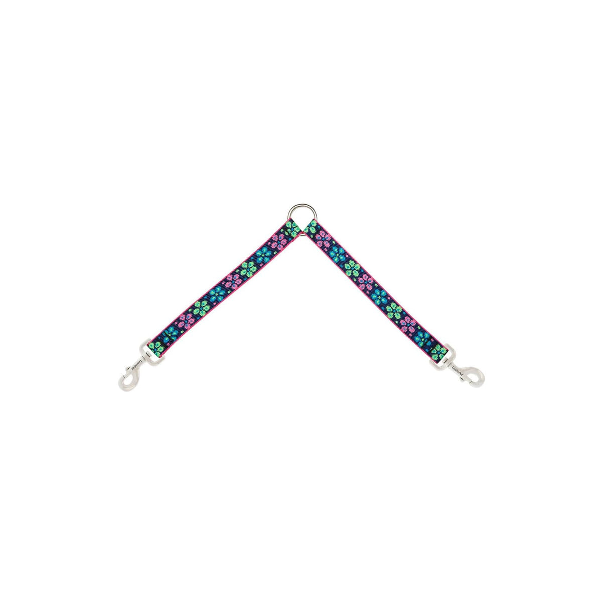 LupinePet Leash, 1" wide; 24" long, Flower Power