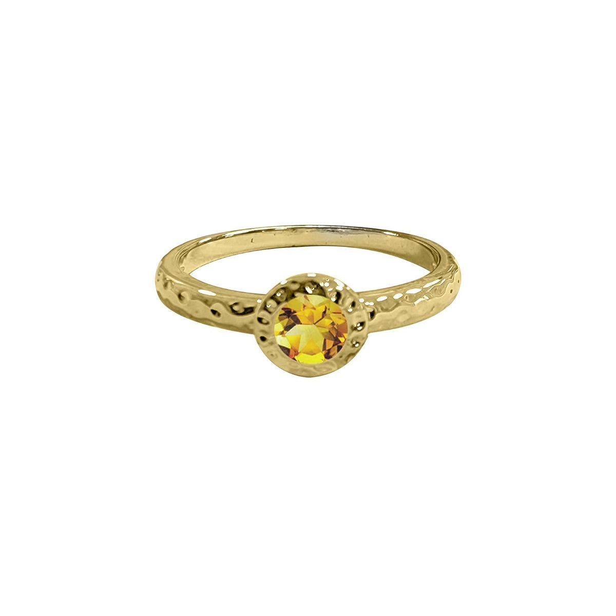 Maya J Figurine, Size 5, Yellow Gold (Topaz)