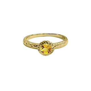 Maya J Figurine, Size 5, Yellow Gold (Topaz)
