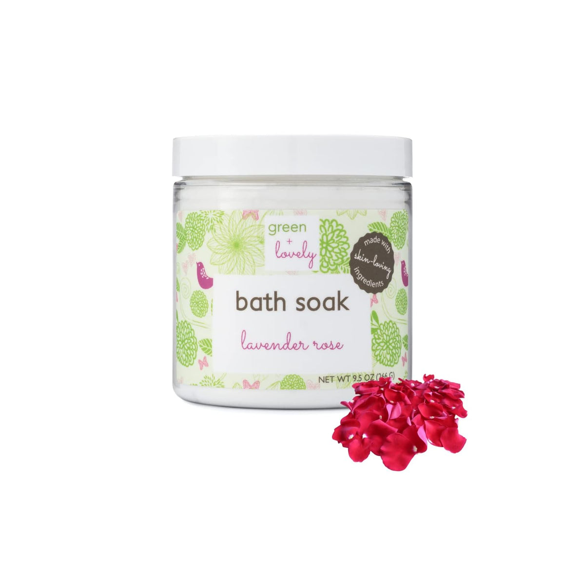 Green + Lovely Bathwater Additive, 10.5 Ounce (Pack of 1)