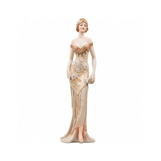 Comfy Hour Figurine, 13 Inch, Champagne, White