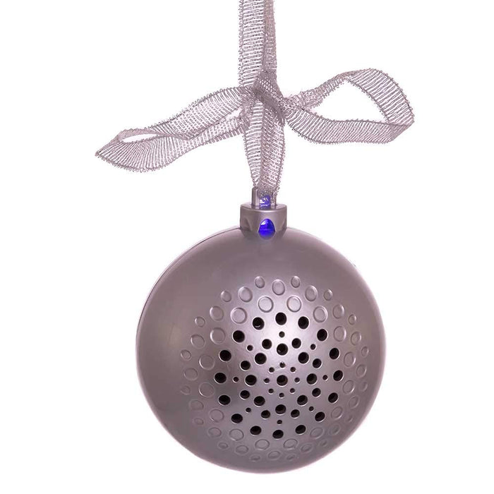 Kurt Adler Adler USB1300 Single Ball Ornament, Silver