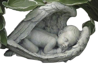 Roman Joseph Studio 11276 Wide Sleeping Baby in Wings Garden Statue 15-Inch