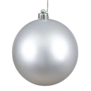 Vickerman Hanging Ornament, 3", Silver Matte