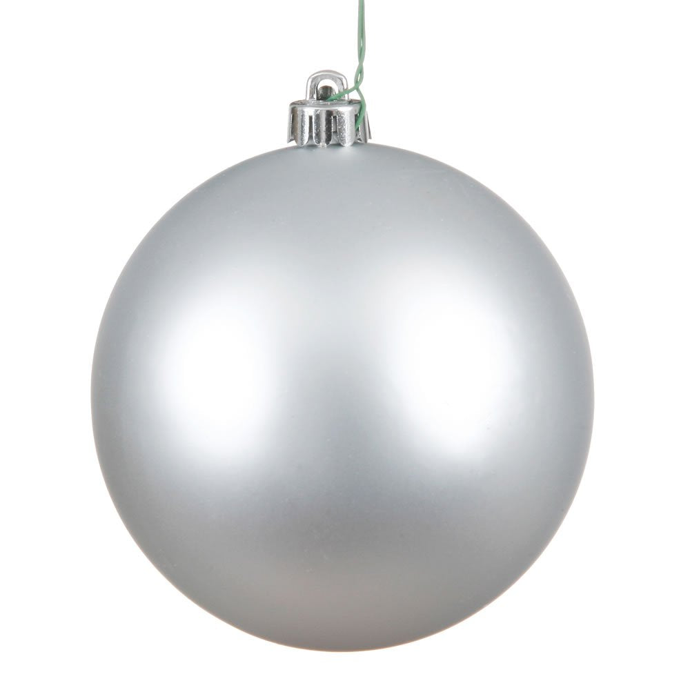 Vickerman Hanging Ornament, 3", Silver Matte
