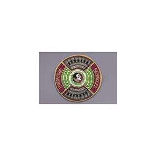 Magnolia Lane Round Stadium Melamine Platter, 13.5-inch Diameter, Serverware, Kitchen Accessories