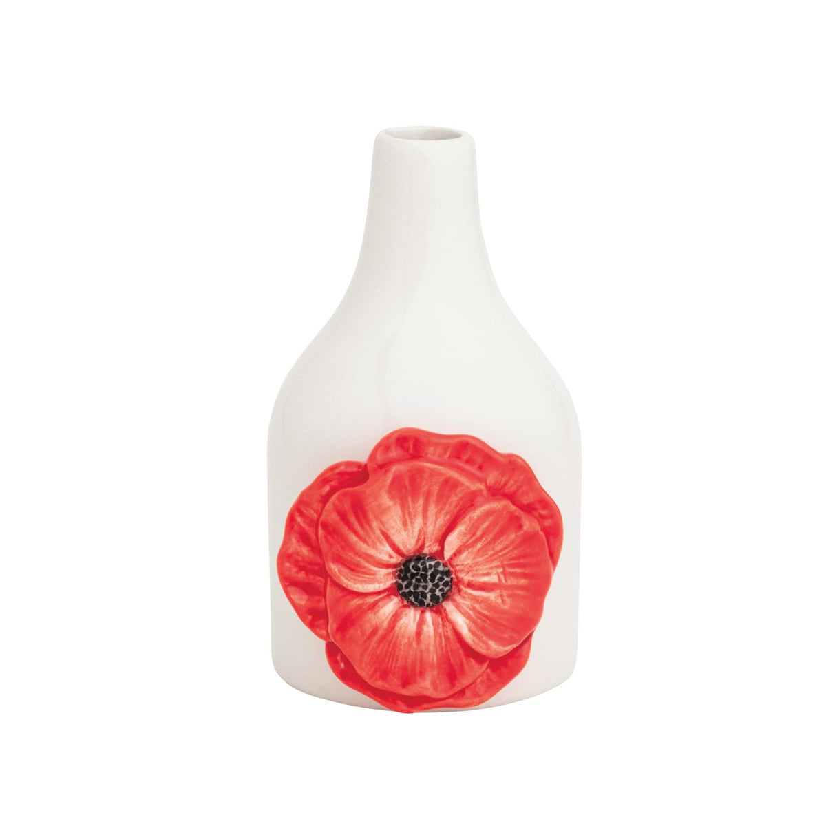 Mud Pie Vase, 4" x 2 1/4" dia, Dark Pink