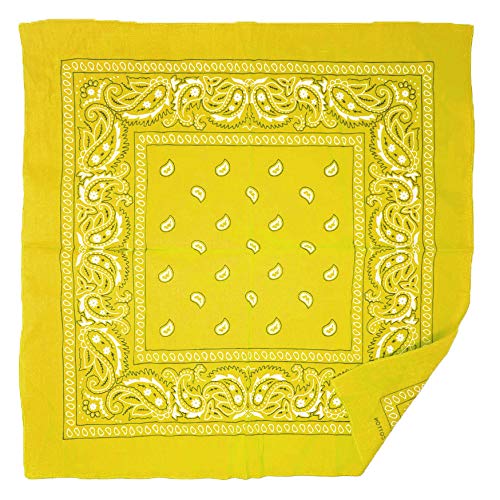 allgala Apparel Head Neck Covering, 22x22, Yellow
