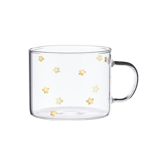 Santa Barbara Design Studio Drinking Cup, 16 Ounces, Gold Floral